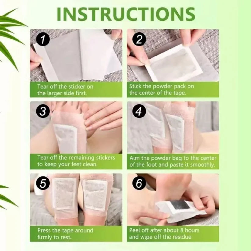 MDY 🔥 TrendingDetox Foot Pads – Simple Night Routine for Comfort 😍 🔥 Special Offer (Limited Time Only)s (Pack of 2) (20 pads)
